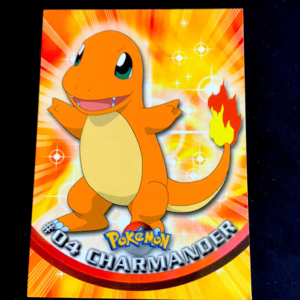 1999 Charmander #4 Topps card